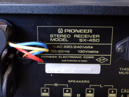 Ampli Tuner Pioneer SX 450 – Image 4