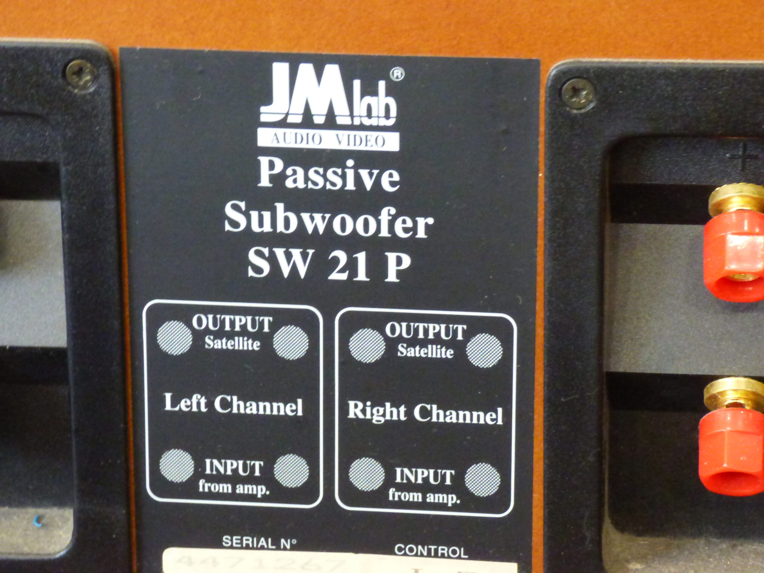 JMLAB Subwoofer SW 21 P Caisson de Basses