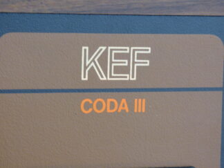 Enceintes Kef Coda 3